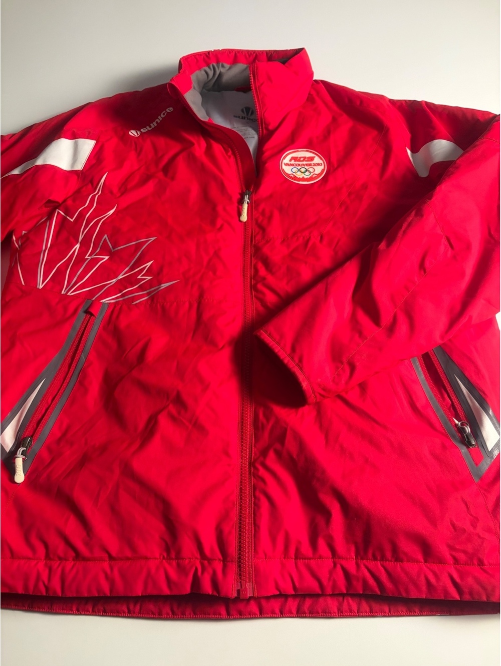 Sunice Red Vancouver 2010 Olympic Ski Jacket